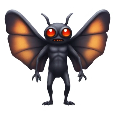 mothman-cryptid sticker