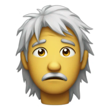 ivor storm sad face sticker