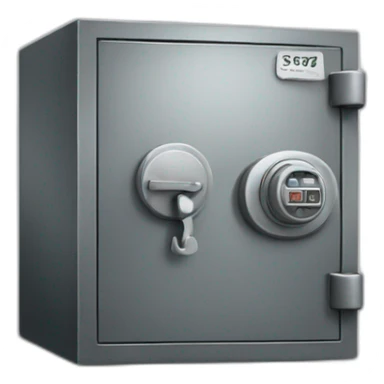 a safe without money  sticker