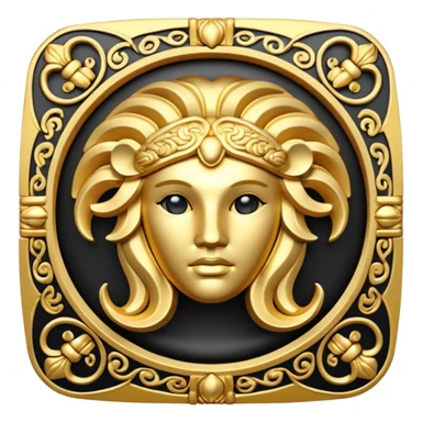 Versace logo sticker