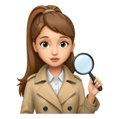 can you create Ariana Grande as an investigator? sticker