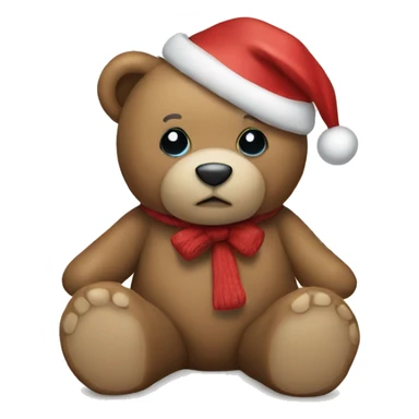 Christmas Teddy Bear sticker