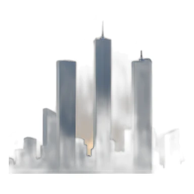 Plane twin towers sticker