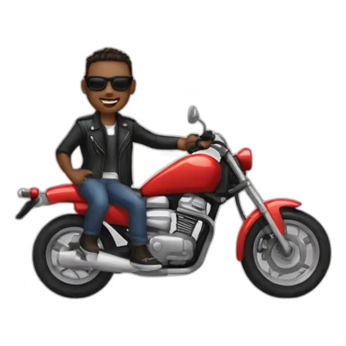 Myself with a cool motorbike sticker