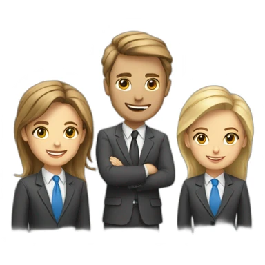 Business team sticker
