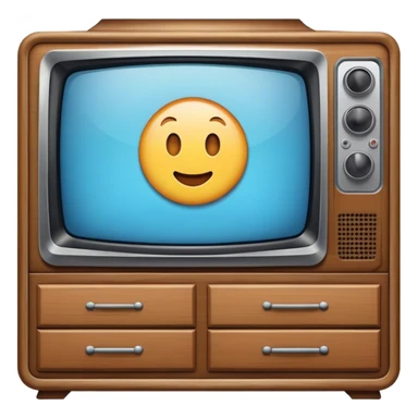 television on dresser sticker