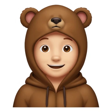  bear costume sticker
