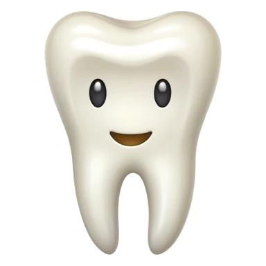 An incisor tooth sticker
