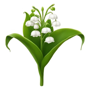 Lilies of the valley sticker