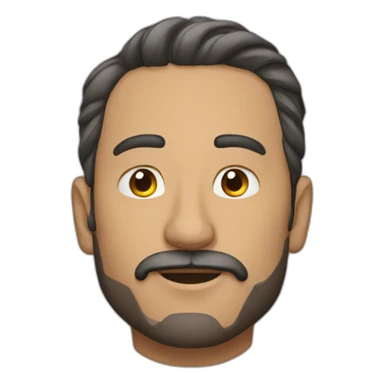 Hombre moreno gueso sticker