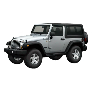 Black jeep wrangler 4 door hard top sticker