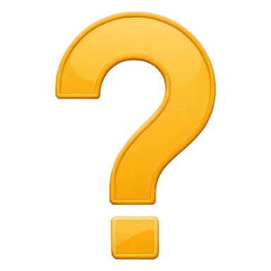 question mark icon, light outline, minimal, flat design sticker