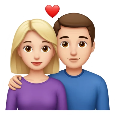 Faire une couple in love sticker