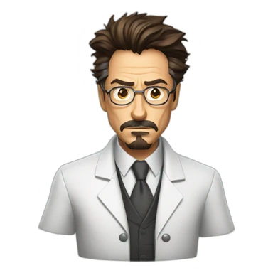 mad scientist Tony stark sticker