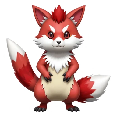 Shiny Furret-Litten-Zangoose-Hybrid (Full body) sticker
