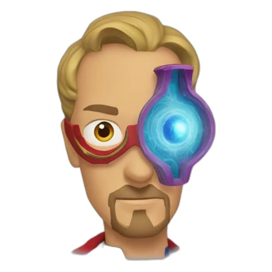 Dr strange with vision sticker