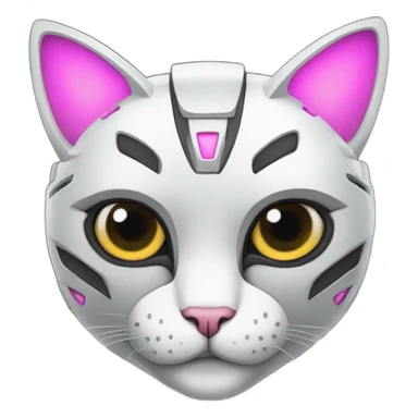 Cat transformer autobot sticker