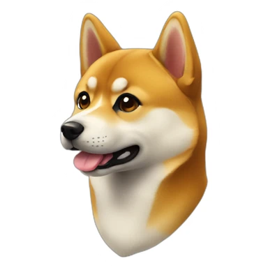 black-colored-cutest-shibainu sticker