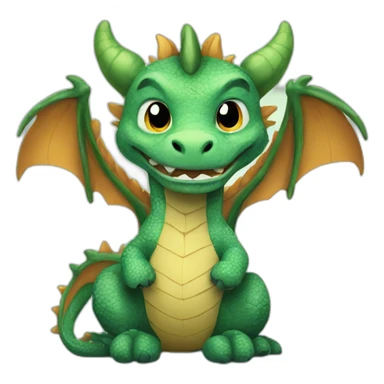 peluche dragon sticker