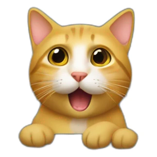 Un chat qui conduit une voiture  sticker