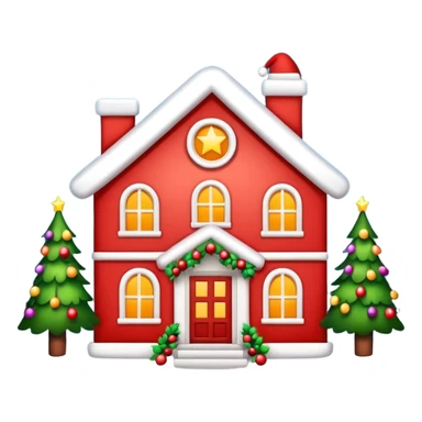 Christmas house  sticker