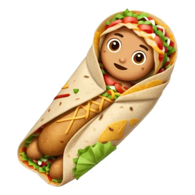 Make it a burrito with leggs sticker