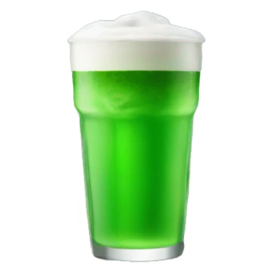 drinks and mountain with green colors sticker