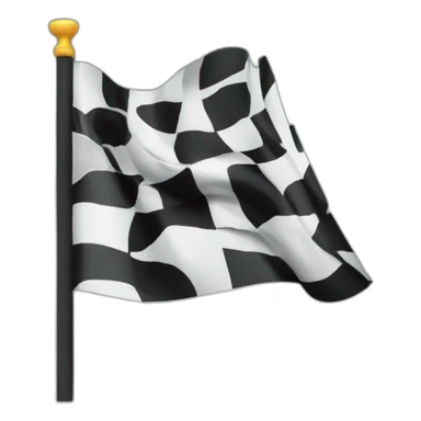 racing finish flag sticker