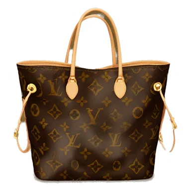 Louis Vuitton never full sticker