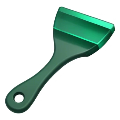 dark emerald Guasha aesthetic sticker