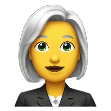 Female Duck politician sticker