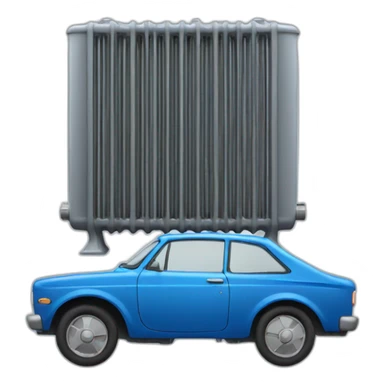 Radiator car sticker