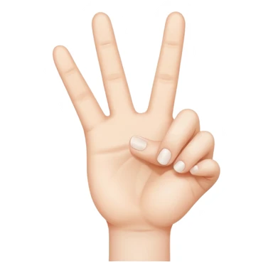 loser hand sign sticker