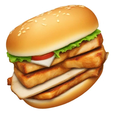 grilled chicken sandwich sticker