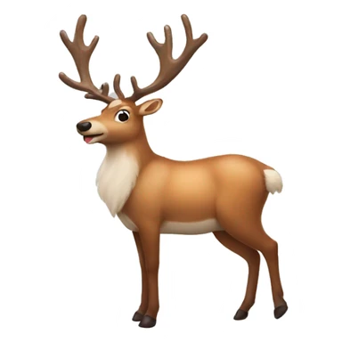 Reindeer sticker