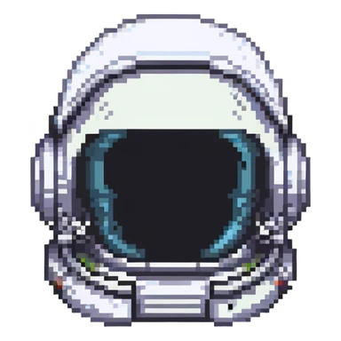 Astronaut helmet sticker