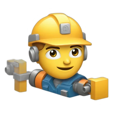 isometric freelance fabricator sticker