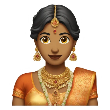 Indian bride emoji sticker