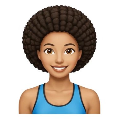 persona afroamericana casada de correr sticker