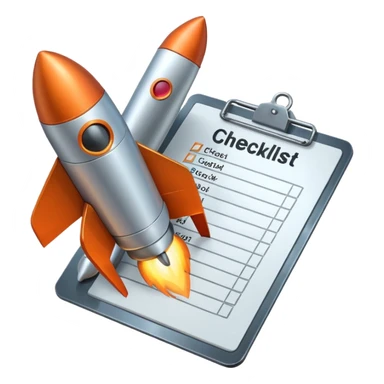rocketChecklist / Clipboard sticker