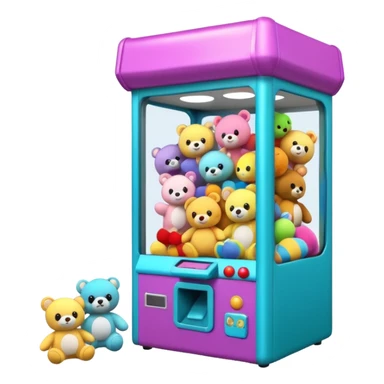 claw machine sticker