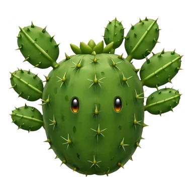 nopal sin espinas, cocido sticker