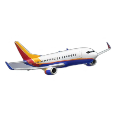 southwest airplane sticker