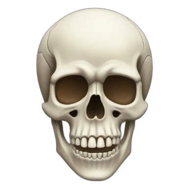 Skeleton giga chad sticker