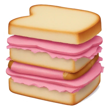 Pink sandwich  sticker