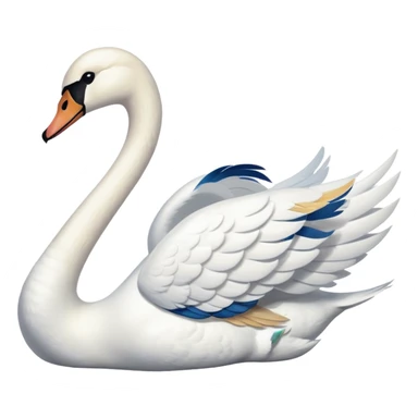 White Swan sticker