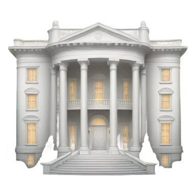 White mansion sticker