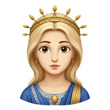 greek spiritual muse paint sticker