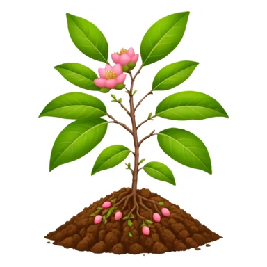 guava plant with ground sticker