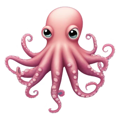 a shrugging octopus wearing dancing shoes sticker